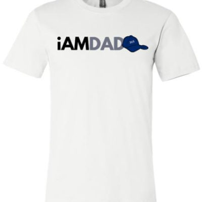 iamdad365 white t-shirt