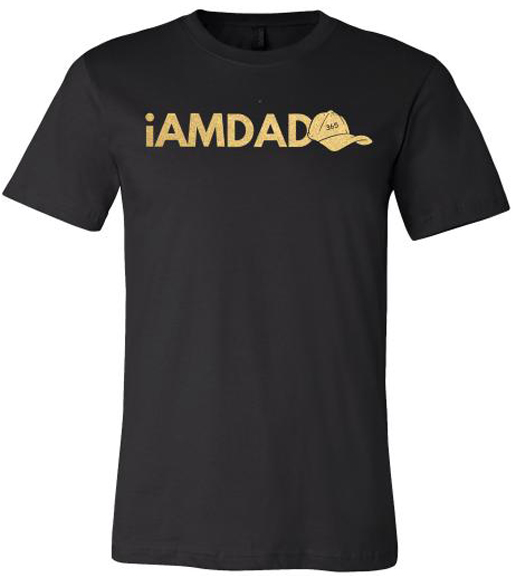i am dad 365 black & gold t-shirt